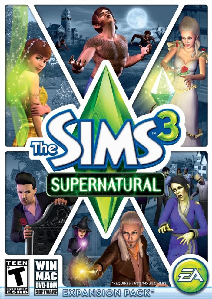 TheSims3 Supernatural COVER - LlavesDeJuego