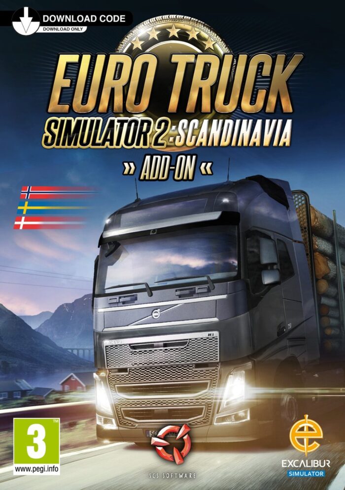 euro truck simulator 2 scandinavia cover original 2 - LlavesDeJuego