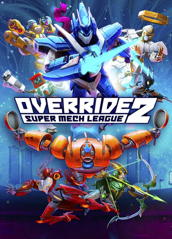 override 2 super mech league cover - LlavesDeJuego