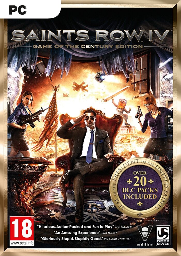 saints row iv game of the century edition cover original - LlavesDeJuego