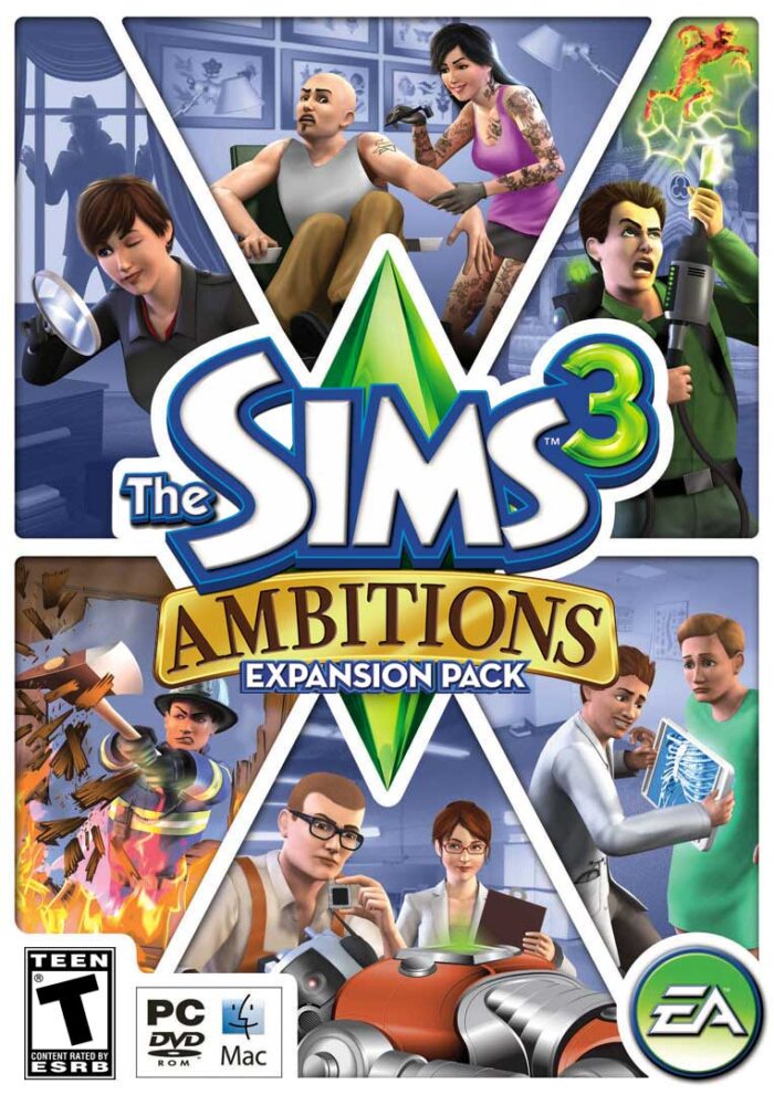 the sims 3 ambitions cover original - LlavesDeJuego
