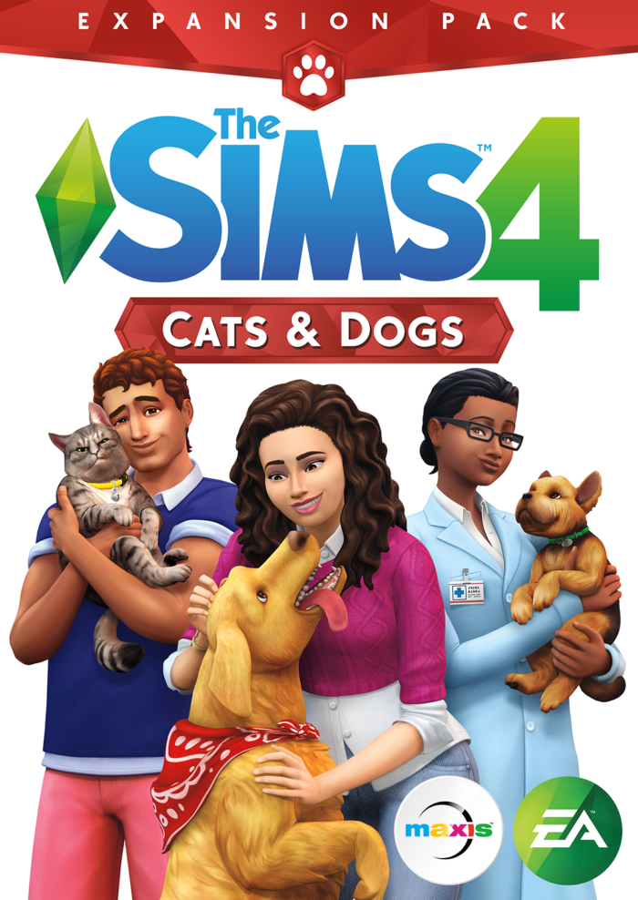 the sims 4 cats and dogs cover original - LlavesDeJuego